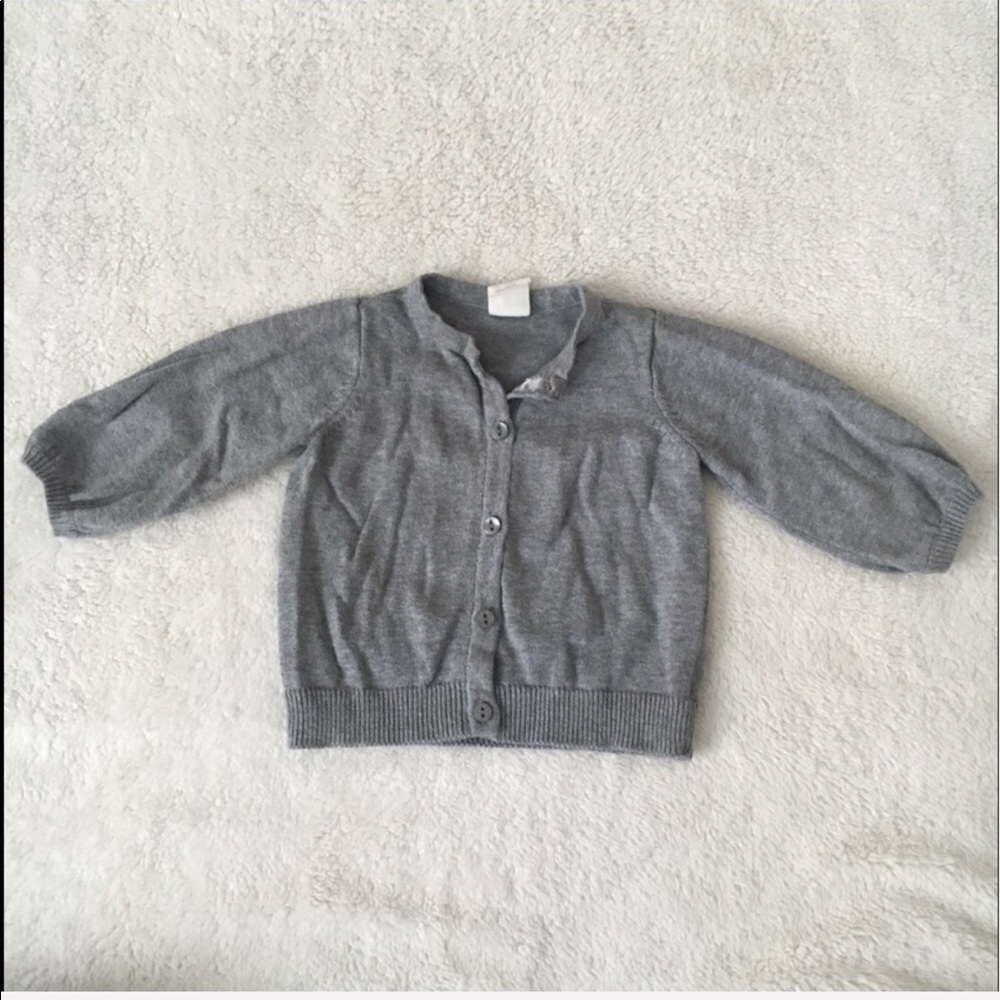 H&M Gray Button Cardigan Sweater - Picture 2 of 3